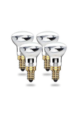 Lav Lambası Ampulü 25w E14 R39, Sıcak Beyaz Reflektör, Akkor Spot Ampul, 4'lü Paket - Kaiyi Diğer