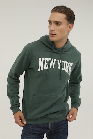 Superfly MEN KAPŞ. SWEAT-10 Yeşil Erkek Sweatshirt Yeşil