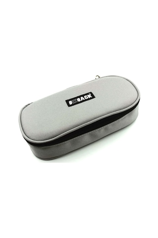 Bback Kumaş Kalem Kutusu Oval Gri N318