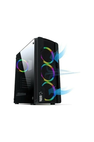 Gametech Colder 500W 4X120Mm Fanlı Usb 3.0 Gaming Oyuncu Bilgisay