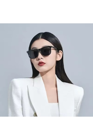 Xiaomi Mijia Square Polarize 14 Katmanlı Oar Kaplama Güneş Gözlüğü Hd Nylon Lens Siyah Çerçeve