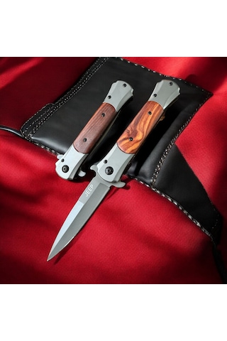 Jeep Ahşap Çakı Kahverengi