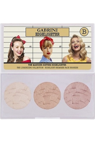 Gabrini B 3'lü Aydınlatıcı Paleti