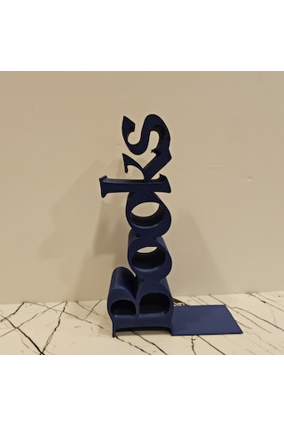 Kitap Tutucu Books Yazılı 3d -lacivert-