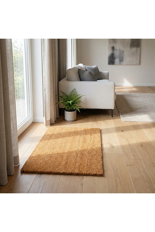 Ekol Pvc Tabanlı Düz Koko Paspas 21ek Kahverengi 33 x 60 CM