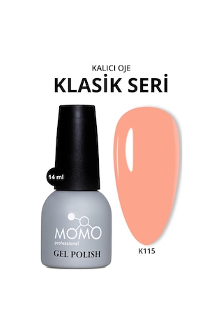 Momo Professional Kalıcı Oje K115 Şeftali 14 Ml
