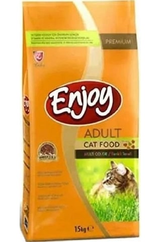 Enjoy Multi Color Tavuklu Yetişkin Kedi Maması 15 KG