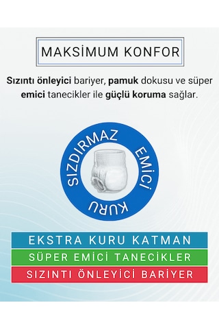 Paddlers Yetişkin Hasta Emici Külot Bez Medium 10 Adet M