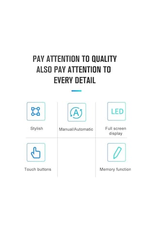 Flybuy Evde Kullanım İçin Akıllı Termostat, Dokunmatik Ekranlı, Haftalık Programlama, Wifi Bağlantılı Sıcaklık Kontrolü