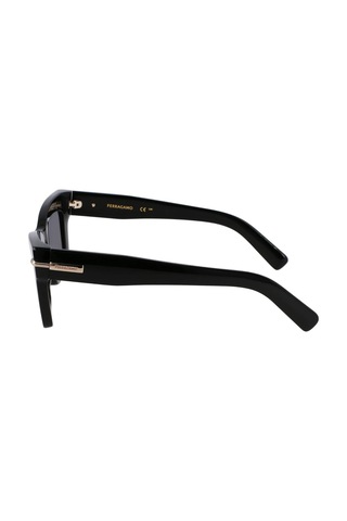 Salvatore Ferragamo Sf 2031s 001 53 Kadın Cat Eye Siyah Kemik Güneş Gözlüğü Siyah