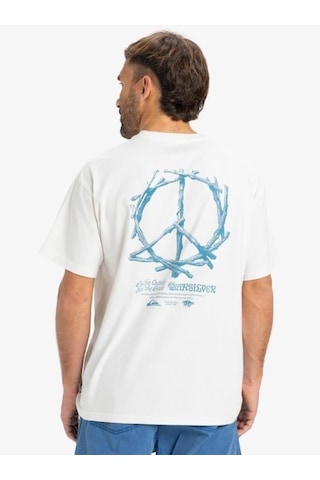 Quiksilver Hw Tree Connection Ss Erkek T-shirt-29757 Beyaz