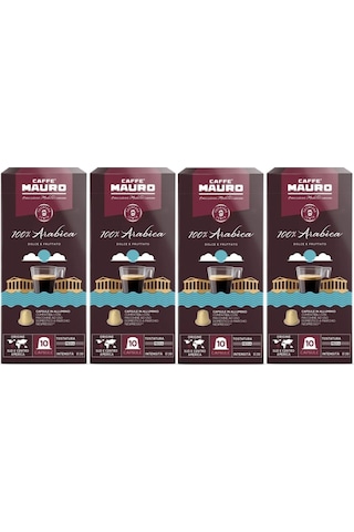 Caffe Mauro 100% Arabica Nespresso Kapsül 40 Kapsul Kapsül Kahve