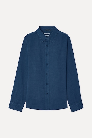 Mudo Erkek Erkek İndigo Regular Fit Uzun Kollu Gömlek 1271154 Indigo