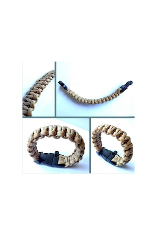 Omeniv Paracord Bileklik-Acil Durum Düdüğü 2in1 Outdoor Kamp Çok Renkli