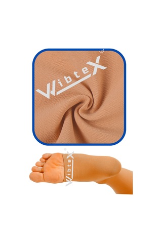 Wibtex Külotlu Varis Çorabı Açık Burun Ten Rengi