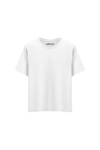 Rich Erkek 3 Lü Paket %100 Pamuk Oversize Tişört Basic Bisiklet Yaka Kısa Kollu T-shirt Yeşil