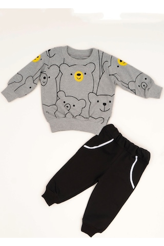 Mai Perla Smile Bear Nose 2 Li Unisex Bebek Alt Üst Takım