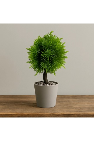 Dekoratif Plastik Saksı Top Kılçıklı 12x 20 Cm