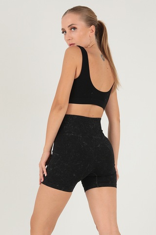 Doremi Seamless Kalın Askılı Spor Sütyen siyah