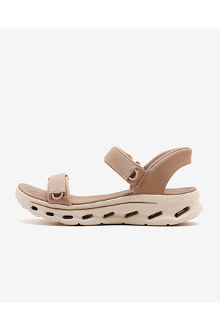 Skechers Go Walk Glıde-step 2.0 Sandal Kadın Bej Sandalet 141267 Tpe