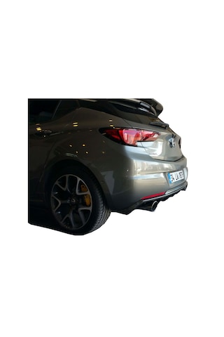 Opel Astra K 2016 Sonrası Arka Tampon Eki - Difüzör (Plastik)