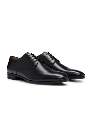 Boss Mens Kensington Derb Rubber Made İn Italy 50385015 Siyah Siyah