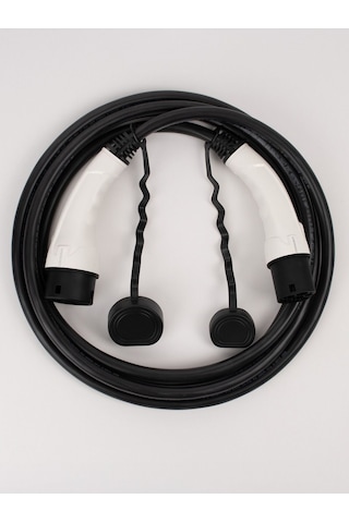 Gobo Energy Elektrikli Araç Şarj Kablosu 5 Metre 22kw Tip 2 - Trifaze Siyah 32a