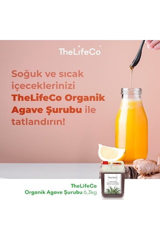 TheLifeCo Organik Agave Şurubu 6300 G