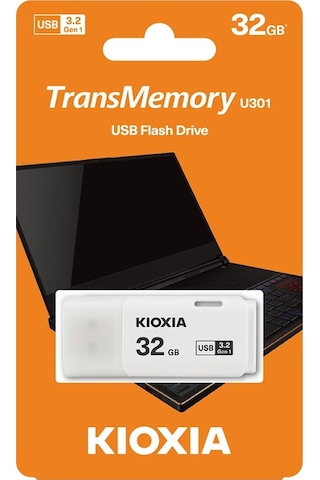 Kioxia TransMemory U301 32 GB USB 3.2 Gen 1 Flash Bellek