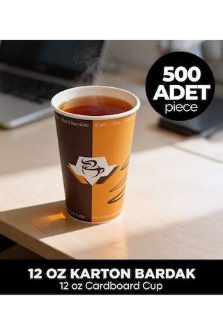 12 Oz Karton Bardak 500 Adet Diğer