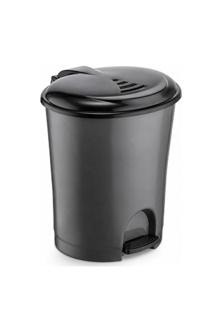 33 Litre Pedallı Çöp Kovası Kapaklı Plastik Mutfak Banyo Ofis Çöp Kutusu
