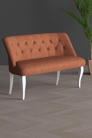 Tr Vinda Çay Seti Koltuk Takımı Salon Balkon Takımı - 2+1+1 Hardal Standart Genel