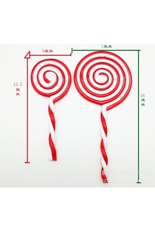 Fortunelane Noel Şeker Takımı - Büyük Boy, Kırmızı Beyaz, Şekerler Ev Dekorasyonu, Dayanıklı