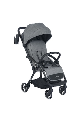 Merkür Bebe Ruby Otomatik Katlanan Kabin Boy Bebek Arabası Gri