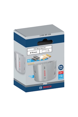 Bosch Pro 70 Mm Multi Vidalı Bi-metal Panç 2608901524