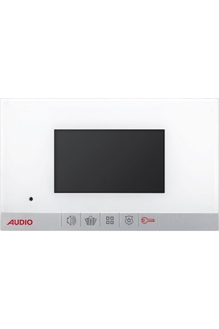 Audio 4.3" Görüntülü Diafon Beyaz Bus Plus 001180