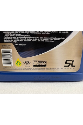 Elf Evolution Full-tech Fe 5w-30 5l Motor Yağı Üretim Tarihi 2025