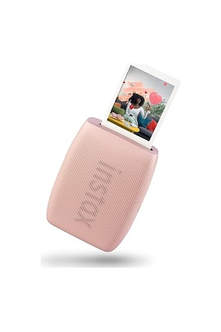 Instax Mini Link3 R Pink Ex D / Yüksek Hızlı Baskı, Entegre Ar 3d Efektler, Kolaj İçin Tıklama Modu, Resim Boyutu Çok Renkli