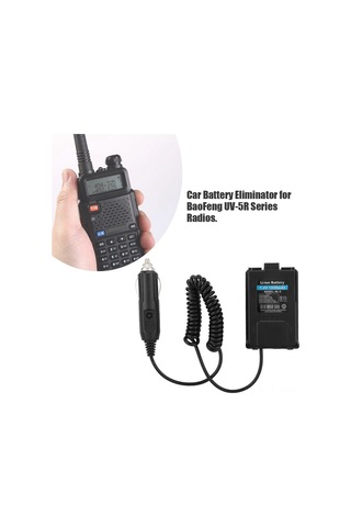 Moveevo Baofeng Uv-5r Serisi Radyolar İçin Araç Akü Eliminatörü, 12-35v Giriş, 3a Çıkış, Araçlarda Direk Besleme, Dayanıklı Malzeme
