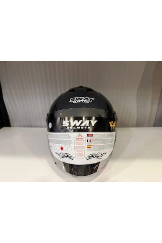 Kask Sway Sw 715 Hd Grey Aynalı Vizör