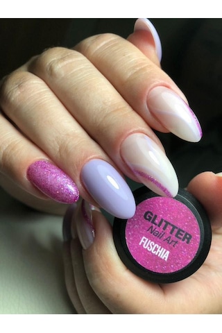 Glamour Nail Art Tasarım Boya Fushia 5 Gr Fuşya