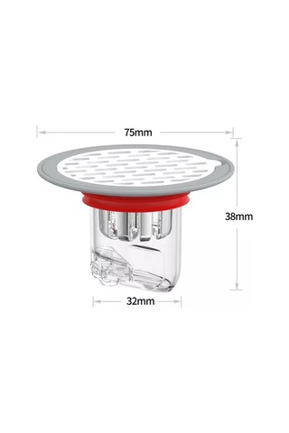 Megaplane Sifonlu Tahliyeler İçin Su Kilidi 193505769 Beyaz