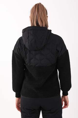 Maraton Sportswear Comfort Kadın Kapşonlu Uzun Kol Outdoor Siyah-siyah Sweatshirt 21441-siyah-siyah