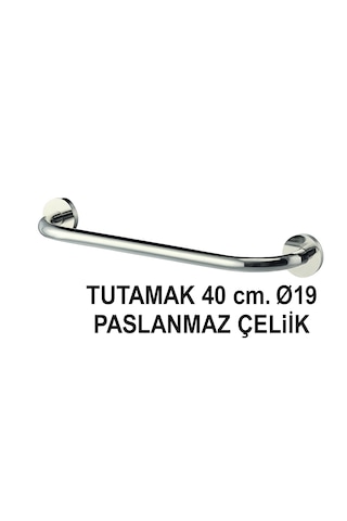 Tutamak 40cm Ø19 Paslanmaz Çelik Krom