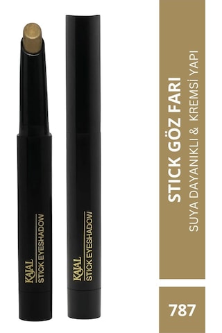 Kajal Suya Dayanıklı Kremsi Yapıya Sahip Metalik Bronz Göz Farı & Stick Eyeshadow 787 Metalik Bronz