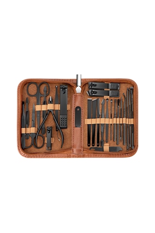 Hangfox 26 Parça Çelik Tırnak Kırıcı Seti - El, Yüz Ve Ayak Bakımı, Manikür, Pedikür, Kaş Düzenleme, Dayanıklı Ve Keskin Araçlar