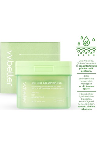 Jeju Yuja Cera Balancing Dengeleyici Tonik Ped Kore 120 Ped