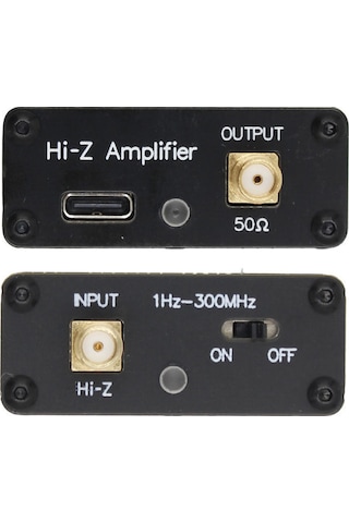 Yaozixa Yüksek Empedans Çevirici: 1mω Giriş-50ω Çıkış, 300mhz Bant Genişliği, Sdr Ve Radyolar İçin Ampülatör