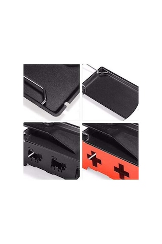 Ulzyvf Yapışmaz Spatula Seti Siyah, Raclette İçin Es Siyah Mükemmel Ambition Siyah