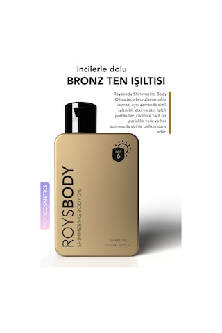 Roys Beauty Shimmering Body Oil SPF6 150 ML